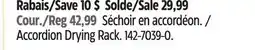 Canadian Tire type A Accordion Drying Rack offer