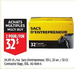 Canadian Tire 32-Ct Contractor Bags offer