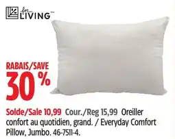 Canadian Tire For Living Everyday Comfort Pillow offer