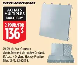 Canadian Tire Sherwood Dryland Hockey Practice Tiles offer