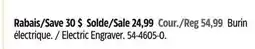 Canadian Tire Mastercraft Electric Engraver offer