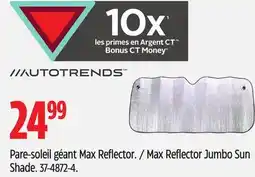 Canadian Tire Max Reflector Jumbo Sun Shade offer