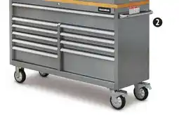 Canadian Tire MAXIMUM 56˝10-Drawer Cabinet with Butcher-Block Top offer