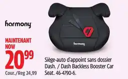 Canadian Tire Dash Backless Booster Car Seat offer
