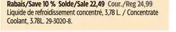 Canadian Tire Prestone Concentrate Coolant, 3.78L offer