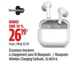 Canadian Tire Bluepods+ Wireless Charging Earbud offer