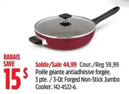 Canadian Tire 3-Qt Forged Non-Stick Jumbo Cooker offer