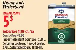 Canadian Tire Thompsons Waterseal Wood Sealer offer