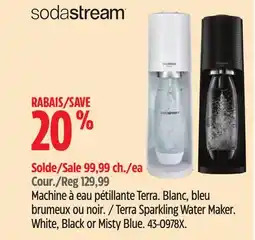Canadian Tire Sodastream Terra Sparkling Water Maker offer
