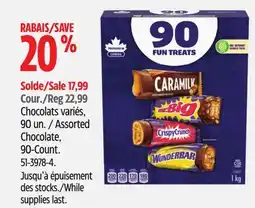 Canadian Tire Cadbury Assorted Chocolate offer