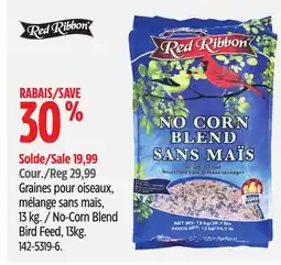 Canadian Tire Red Ribbon No-Corn Blend Bird Feed offer