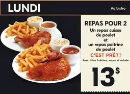 IGA c2 Un repas cuisse de poulet et un repas poitrine de poulet C'EST PRÊT ! offer