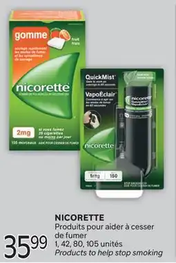 Brunet NICORETTE Produits pour aider à cesser de fumer offer