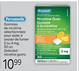 Brunet Personelle Gommes de nicotine sélectionnées pour aider à cesser de fumer offer