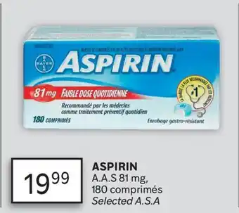Brunet ASPIRIN A.A.S 81 mg, 180 comprimés offer