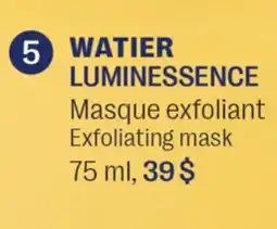 Jean Coutu WATIER LUMINESSENCE Exfoliating mask offer