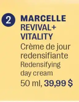 Jean Coutu MARCELLE REVIVAL+ VITALITY Redensifying day cream offer