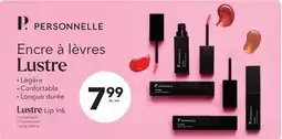Jean Coutu PERSONNELLE Lustre Lip Ink offer