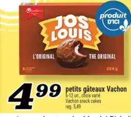 Marché Richelieu PETITS GÂTEAUX VACHON | VACHON SNACK CAKES offer