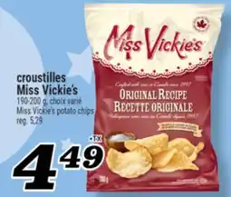 Marché Richelieu CROUSTILLES MISS VICKIE'S | MISS VICKIE'S POTATO CHIPS offer