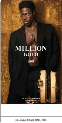Jean Coutu MILLION GOLD ELIXIR THE NEW FRAGRANCE offer