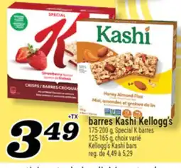 Marché Richelieu BARRES KASHI KELLOGG'S | KELLOGG'S KASHI BARS offer