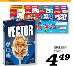 Marché Richelieu CÉRÉALES KELLOGG'S | KELLOGG'S CEREAL offer