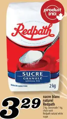 Marché Richelieu SUCRE BLANC NATUREL REDPATH | REDPATH NATURAL WHITE SUGAR offer