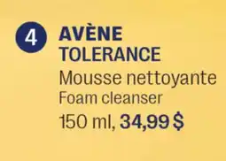 Jean Coutu AVÈNE TOLERANCE Foam cleanser offer