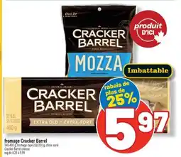 Marché Richelieu FROMAGE CRACKER BARREL | CRACKER BARREL CHEESE offer