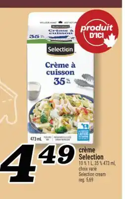 Marché Richelieu CRÈME SELECTION | SELECTION CREAM offer
