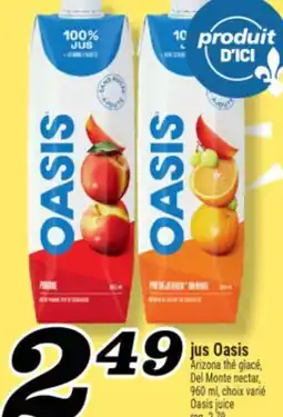 Marché Richelieu JUS OASIS | OASIS JUICE offer