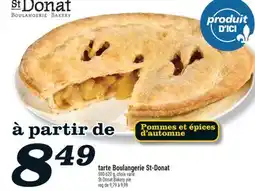 Marché Richelieu TARTE BOULANGERIE ST‑DONAT | ST‑DONAT BAKERY PIE offer