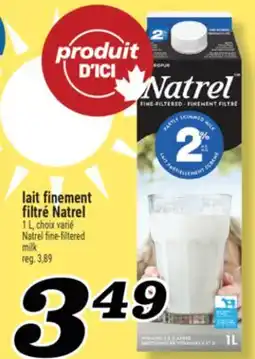 Marché Richelieu LAIT FINEMENT FILTRÉ NATREL | NATREL FINE-FILTERED MILK offer