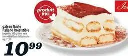 Marché Richelieu GÂTEAU GUSTO ITALIANO IRRÉSISTIBLE | IRRÉSISTIBLE GUSTO ITALIANO CAKE offer