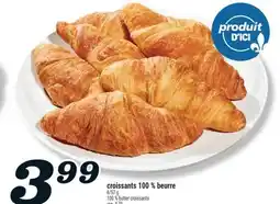 Marché Richelieu CROISSANTS 100% BEURRE | 100% BUTTER CROISSANTS offer
