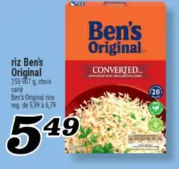 Marché Richelieu RIZ BEN'S ORIGINAL | BEN'S ORIGINAL RICE offer