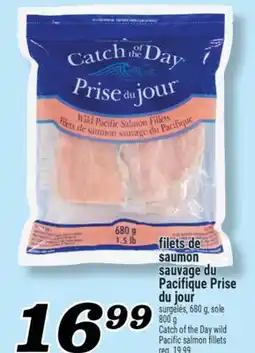 Marché Richelieu FILETS DE SAUMON SAUVAGE DU PACIFIQUE PRISE DU JOUR | CATCH OF THE DAY WILD PACIFIC SALMON FILLETS offer