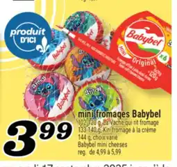 Marché Richelieu MINI FROMAGES BABYBEL | BABYBEL MINI CHEESES offer