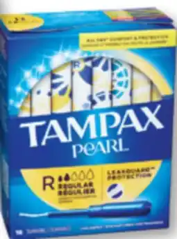 Familiprix Tampax Pearl tampons regular abs 18un offer