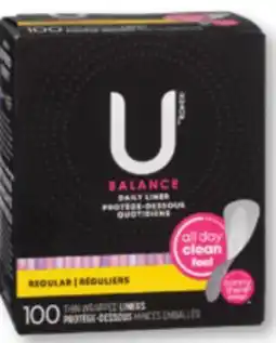 Familiprix U by KOTEX, Selected, liners offer