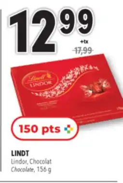Familiprix LINDT, Lindor, Chocolate, 156 g offer