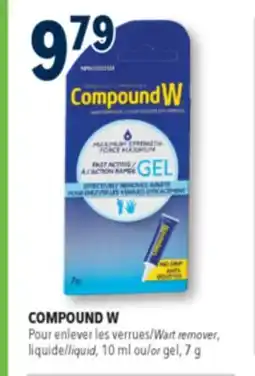 Familiprix COMPOUND W, Wart remover, liquid, 10 ml or gel, 7 g offer