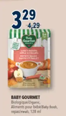 Familiprix BABY GOURMET, Organic, Baby foods, meals, 128 ml offer