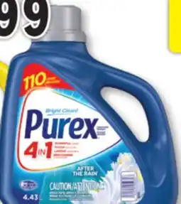 Familiprix PUREX Laundry detergent, 4,43litres or SUNLIGHT, 4litres offer