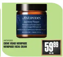 Marches Tau CREME VISAGE MENOPAUSE ANTIPODES offer