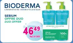 Familiprix BIODERMA, Sébium, Duo foaming gel, 2 x 500 ml offer