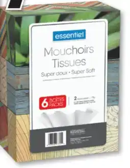 Familiprix ESSENTIEL, Tissues, 6 packs offer