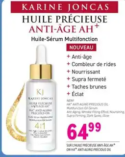 Familiprix KARINE JONCAS ON HA+ ANTI-AGING PRECIOUS OIL offer