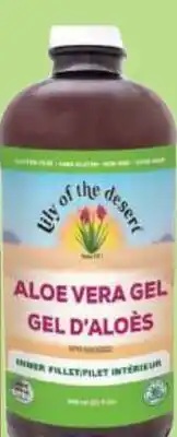 Marches Tau GEL D'ALOES FILET INTERIEUR LILY OF THE DESERT offer